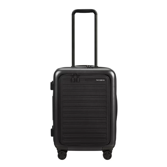 Samsonite Stackd Spinner 55 Exp Easy Access Black 3 Samsonite Stackd Spinner 55 Exp Easy Access Black