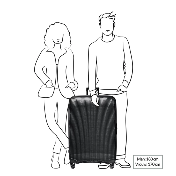 Samsonite C-Lite Spinner 86 Chili Red 4 Samsonite C-Lite Spinner 86 Chili Red - Afbeelding 2