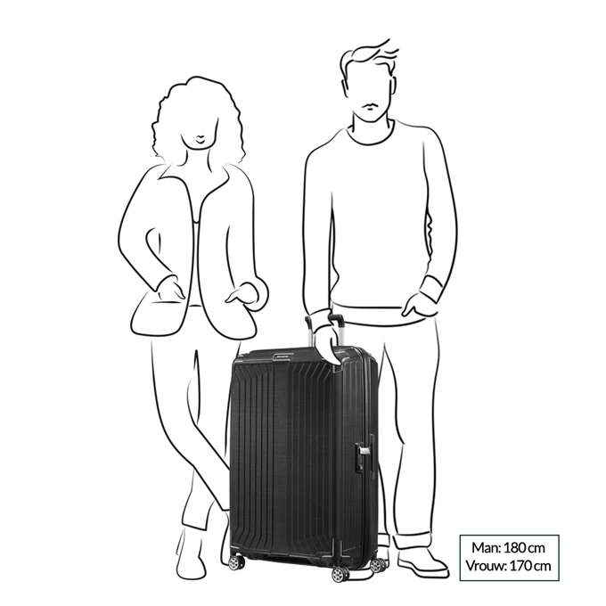 Samsonite Lite-Box Spinner 81 Deep Blue 4 Samsonite Lite-Box Spinner 81 Deep Blue - Afbeelding 2