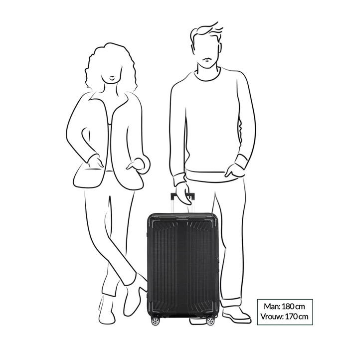 Samsonite Lite-Box Spinner 69 Black 4 Samsonite Lite-Box Spinner 69 Black - Afbeelding 2