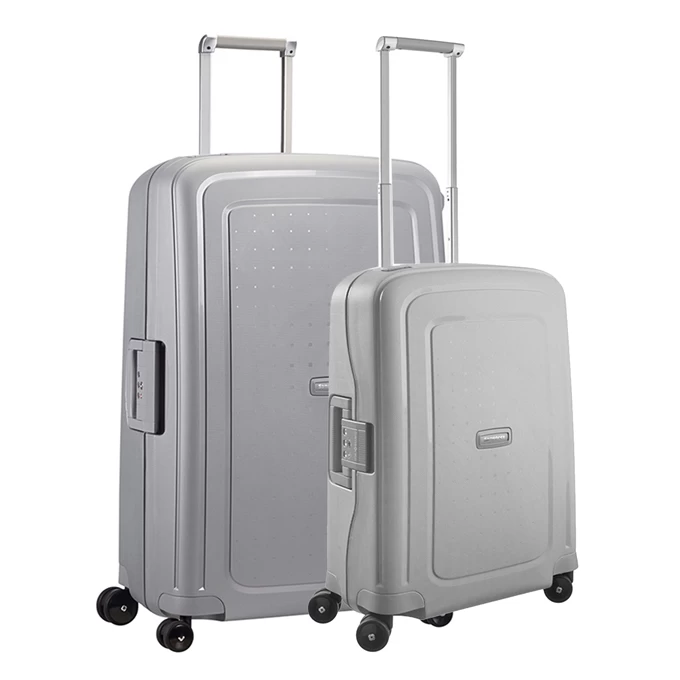 Samsonite S'Cure Spinner 55 + 75 Set Silver 3 Samsonite S'Cure Spinner 55 + 75 Set Silver