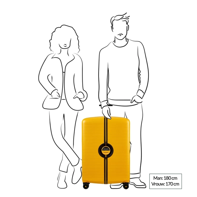 Samsonite Ibon Spinner 76 Yellow 4 Samsonite Ibon Spinner 76 Yellow - Afbeelding 2