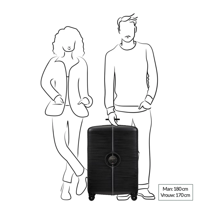 Samsonite Ibon Spinner 76 Black 4 Samsonite Ibon Spinner 76 Black - Afbeelding 2