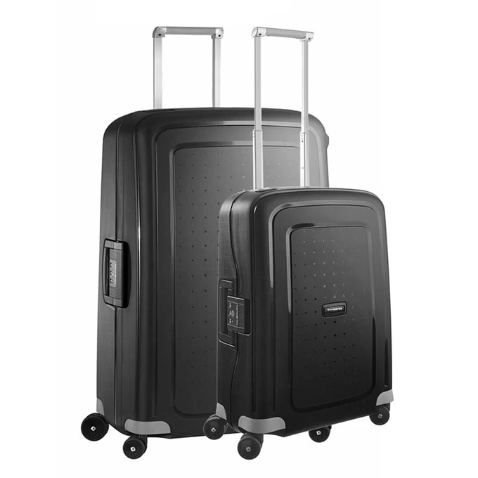 Samsonite S'Cure Spinner 55 + 75 Set Black 3 Samsonite S'Cure Spinner 55 + 75 Set Black