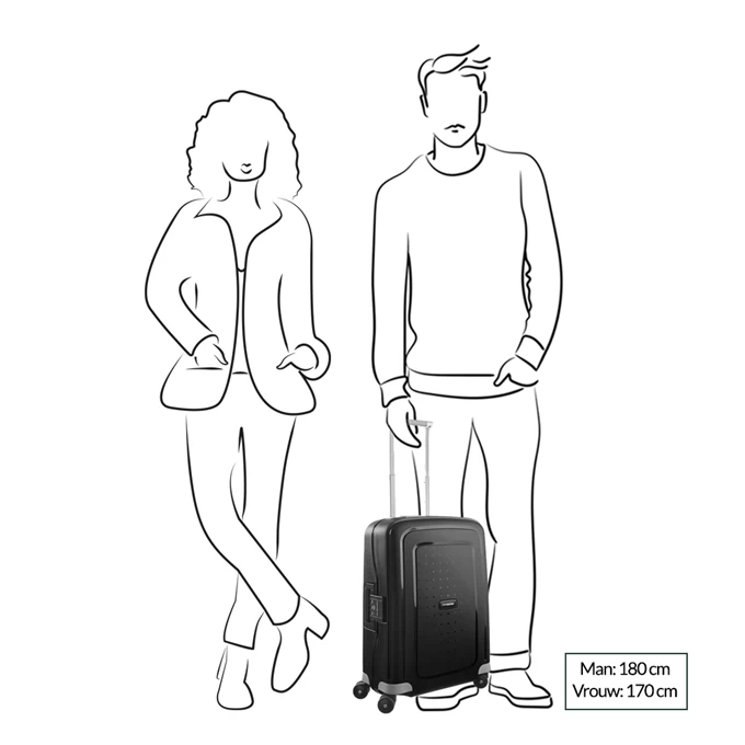 Samsonite S'Cure 4-Delige Kofferset 55/55/69/75 Crimson Red 11 Samsonite S'Cure 4-Delige Kofferset 55/55/69/75 Crimson Red - Afbeelding 9