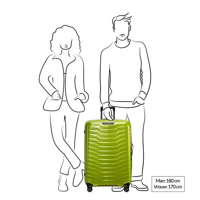 Samsonite Proxis Spinner 75 Lime 4 Samsonite Proxis Spinner 75 Lime - Afbeelding 2