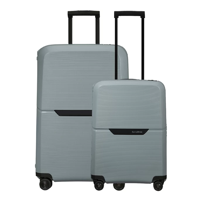 Samsonite Magnum Eco Spinner 55 + 75 Set Ice Blue 3 Samsonite Magnum Eco Spinner 55 + 75 Set Ice Blue