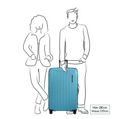 Samsonite Nuon Spinner 81 Exp Metallic Ocean Blue -Samsonite Winkel image 2905