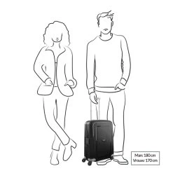 Samsonite S'Cure Spinner 55 Black -Samsonite Winkel image 300