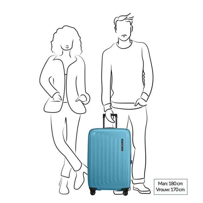 Samsonite Nuon Spinner 69 Exp Metallic Ocean Blue 4 Samsonite Nuon Spinner 69 Exp Metallic Ocean Blue - Afbeelding 2