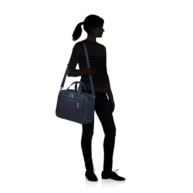 Samsonite Respark Laptop Shoulder Bag Midnight Blue 4 Samsonite Respark Laptop Shoulder Bag Midnight Blue - Afbeelding 2