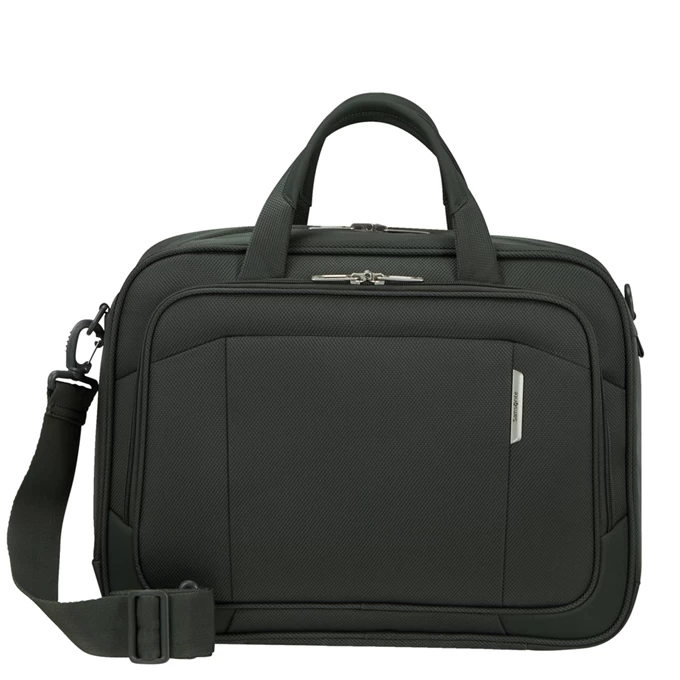 Samsonite Respark Laptop Shoulder Bag Forest Green 3 Samsonite Respark Laptop Shoulder Bag Forest Green