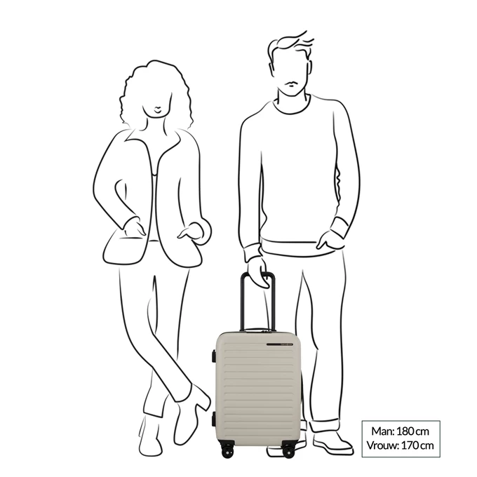 Samsonite Stackd Spinner 55 Exp Lavendel 4 Samsonite Stackd Spinner 55 Exp Lavendel - Afbeelding 2