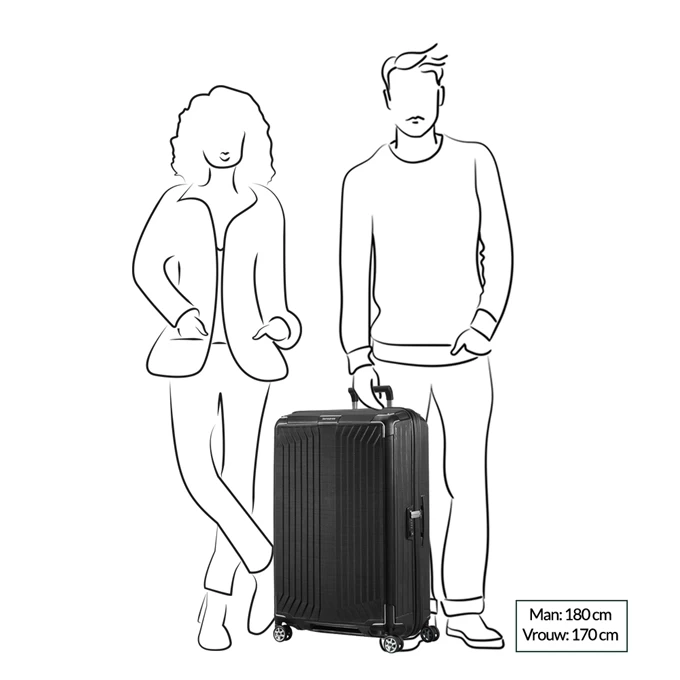 Samsonite Lite-Box Spinner 75 Deep Blue 4 Samsonite Lite-Box Spinner 75 Deep Blue - Afbeelding 2